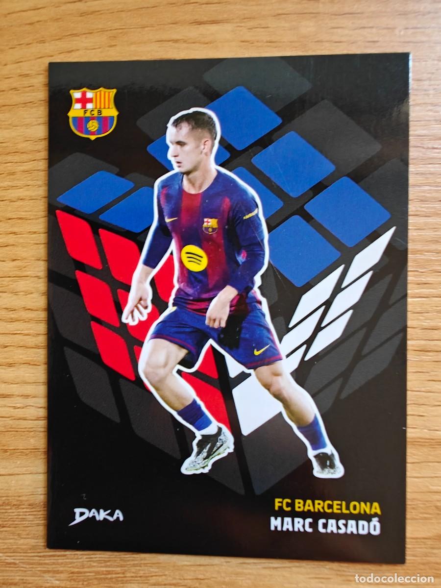 Coleccionismo deportivo: Marc Casad&oacute; GC 11 Daka Top Audicence 25 26 Green Field Cube FC Barcelona 2025 2026