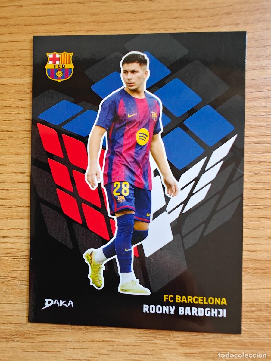 Coleccionismo deportivo: Roony Bardghji GC 66 Daka Top Audicence 25 26 Green Field Cube FC Barcelona 2025 2026
