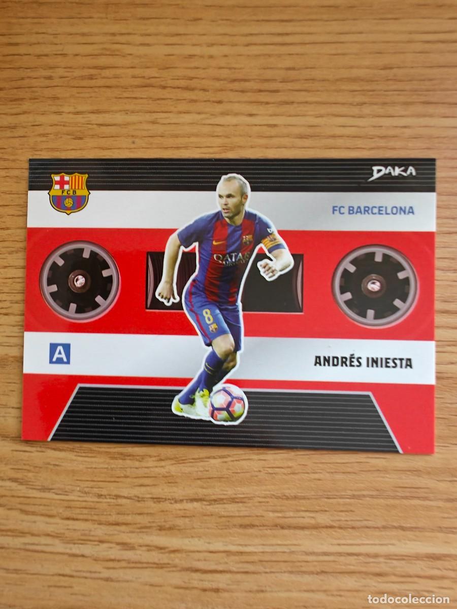 Coleccionismo deportivo: Andr&eacute;s Iniesta EB 20 Daka Top Audicence 25 26 Echoes FC Barcelona 2025 2026