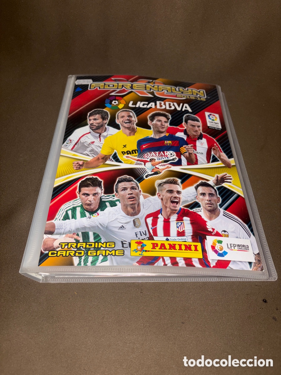Coleccionismo deportivo: &Aacute;lbum de cromos ADRENALYN 2015-2016,con m&aacute;s de 170 cromos diferentes*algunos raros*ver fotos