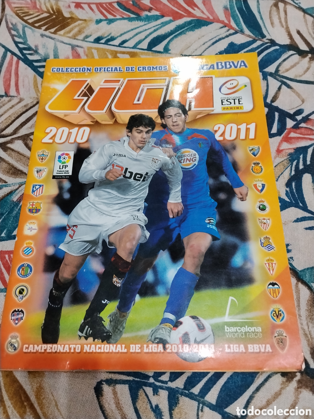 Coleccionismo deportivo: Album Vac&iacute;o Liga 2010/2011 colecciones este