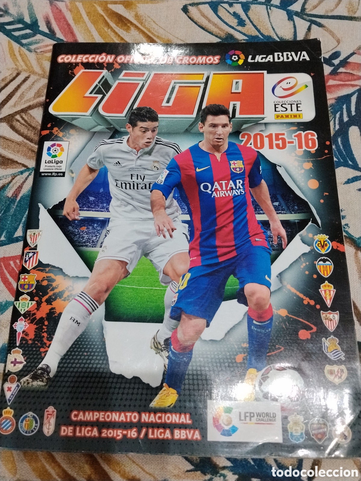 Coleccionismo deportivo: Album Liga 2015-2016 Colecciones este - VACIO