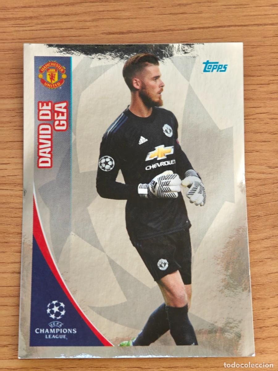 Collectionnisme sportif: David de Gea 176 Topps UEFA Champions League Sticker 17 18 Manchester United 2017 2018