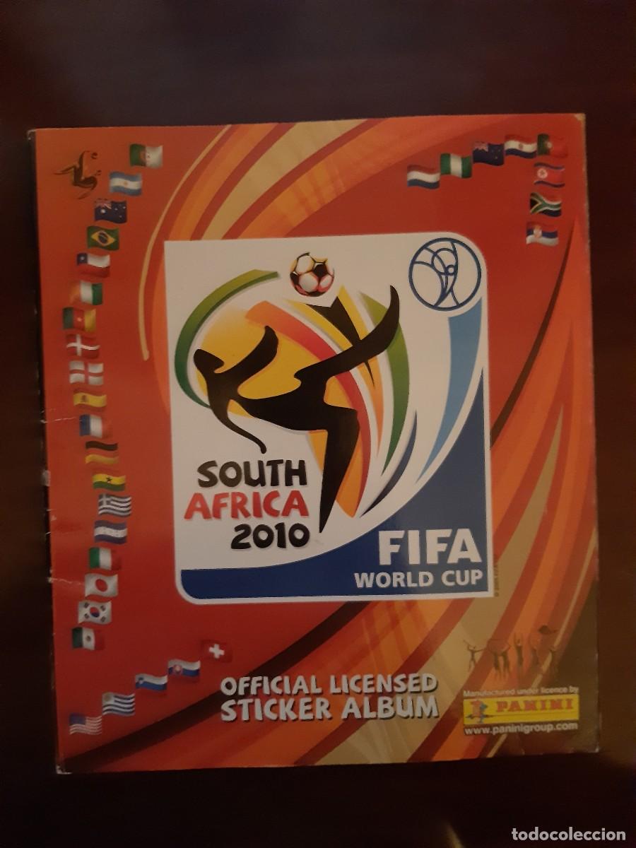 Coleccionismo deportivo: &Aacute;lbum Copa Mundial Sud&aacute;frica 2010. Panini. Contiene 52 cromos