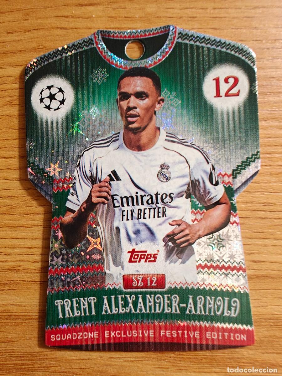 Coleccionismo deportivo: Trent SZ 12 Match Attax 25 26 Squadzone Real Madrid Countdown Calendar Festive 2025 2026