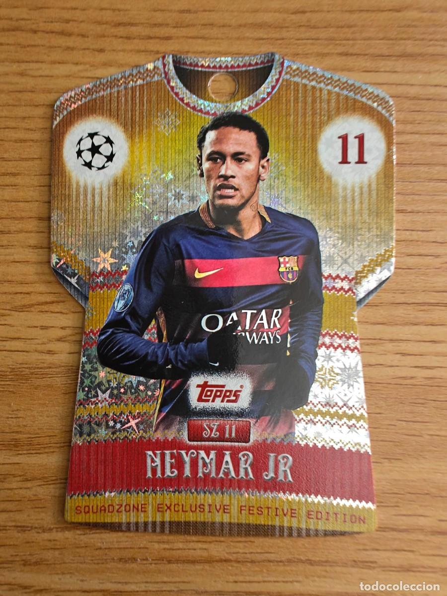 Coleccionismo deportivo: Neymar Jr SZ 11 Match Attax 25 26 Squadzone Barcelona Countdown Calendar Festive 2025 2026