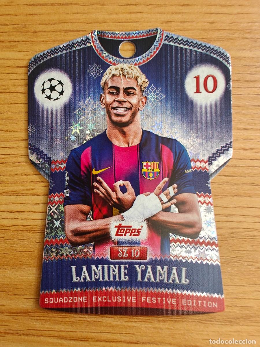 Coleccionismo deportivo: Lamine Yamal SZ 10 Match Attax 25 26 Squadzone Barcelona Countdown Calendar Festive 2025 2026