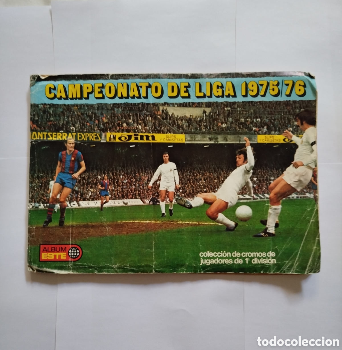 Coleccionismo deportivo: ALBUM NO COMPLETO EDICIONES ESTE CAMPEONATO LIGA 1975 1976 75 76 CON CRUYFF 234 CROMOS 2 FICHAJES