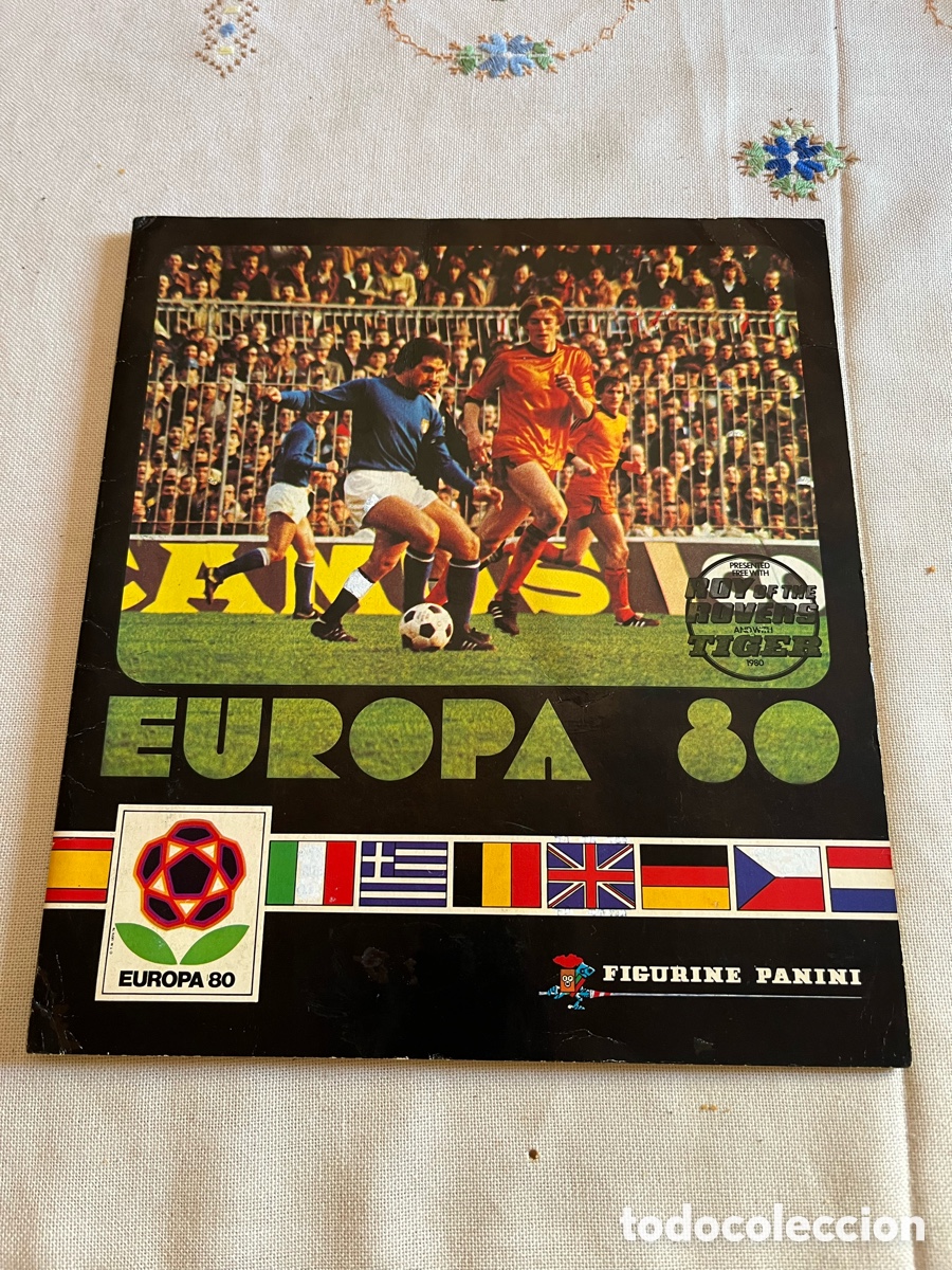 Coleccionismo deportivo: &Aacute;lbum Panini Eurocopa 80 (A falta de 3 cromos)