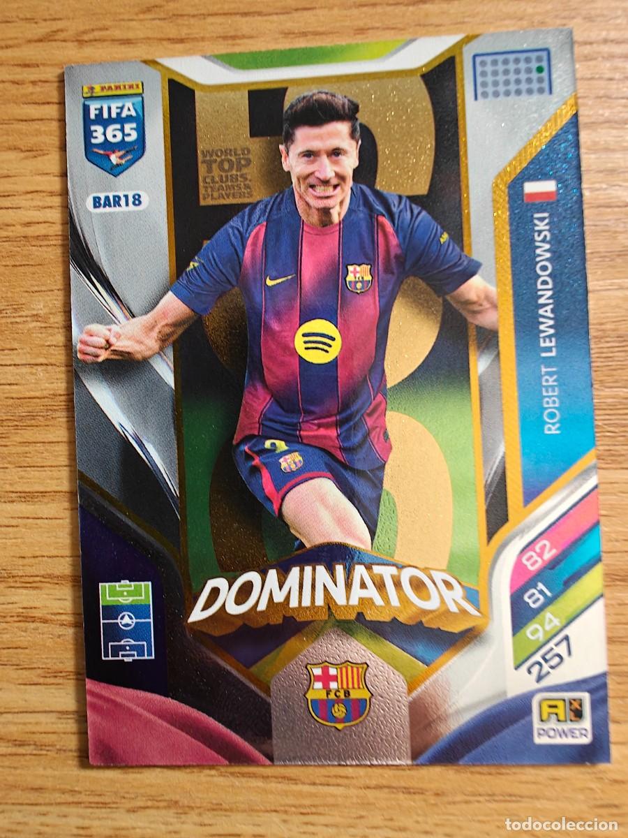 Coleccionismo deportivo: Robert Lewandowski BAR 18 FIFA 365 2026 Barcelona Adrenalyn XL 25 26