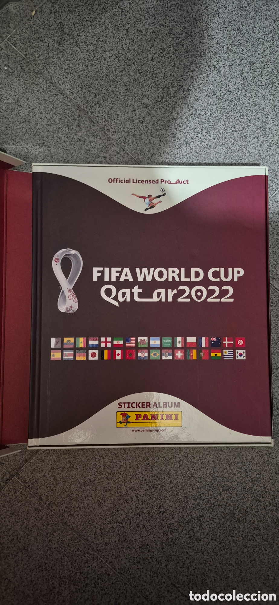 Coleccionismo deportivo: ALBUM MUNDIAL QATAR PASTA DURA