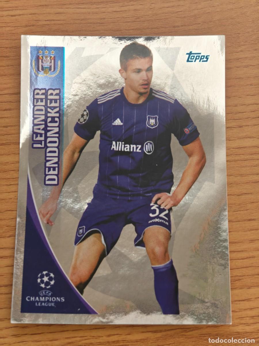 Coleccionismo deportivo: Leander Dendoncker 347 Topps UEFA Champions League Sticker 17 18 Anderlecht 2017 2018