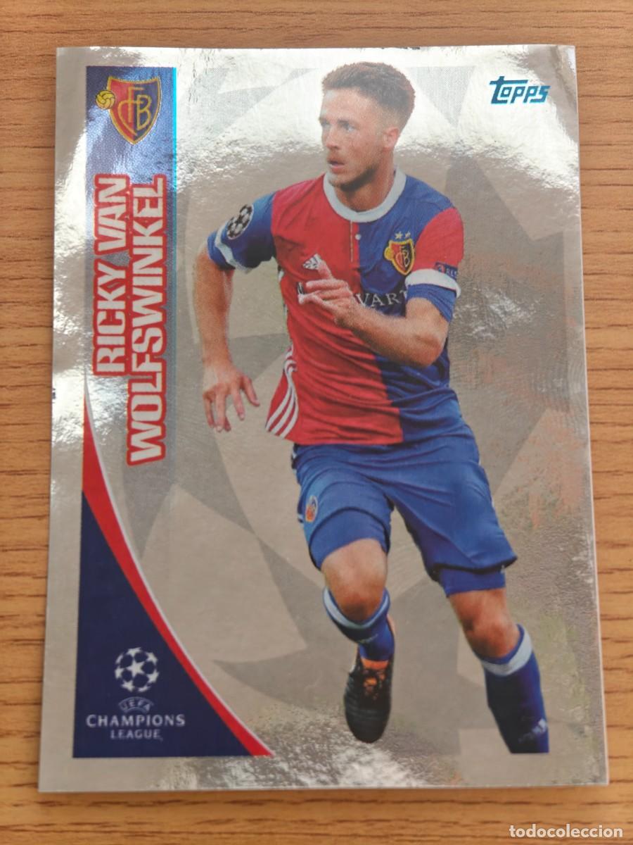 Coleccionismo deportivo: Ricky van Wolfswinkel 385 Topps UEFA Champions League Sticker 17 18 Basel 1893 2017 2018