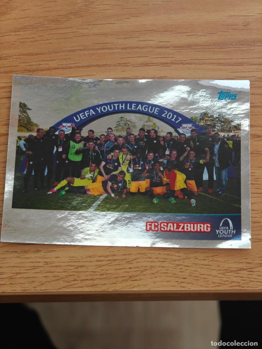 Coleccionismo deportivo: FC Salzburg 604 Topps UEFA Champions League Sticker 17 18 Youth League 2017 2018