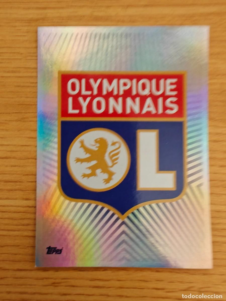 Coleccionismo deportivo: Escudo 308 Topps UEFA Champions League Sticker 19 20 Olympique Lyonnais 2019 2020