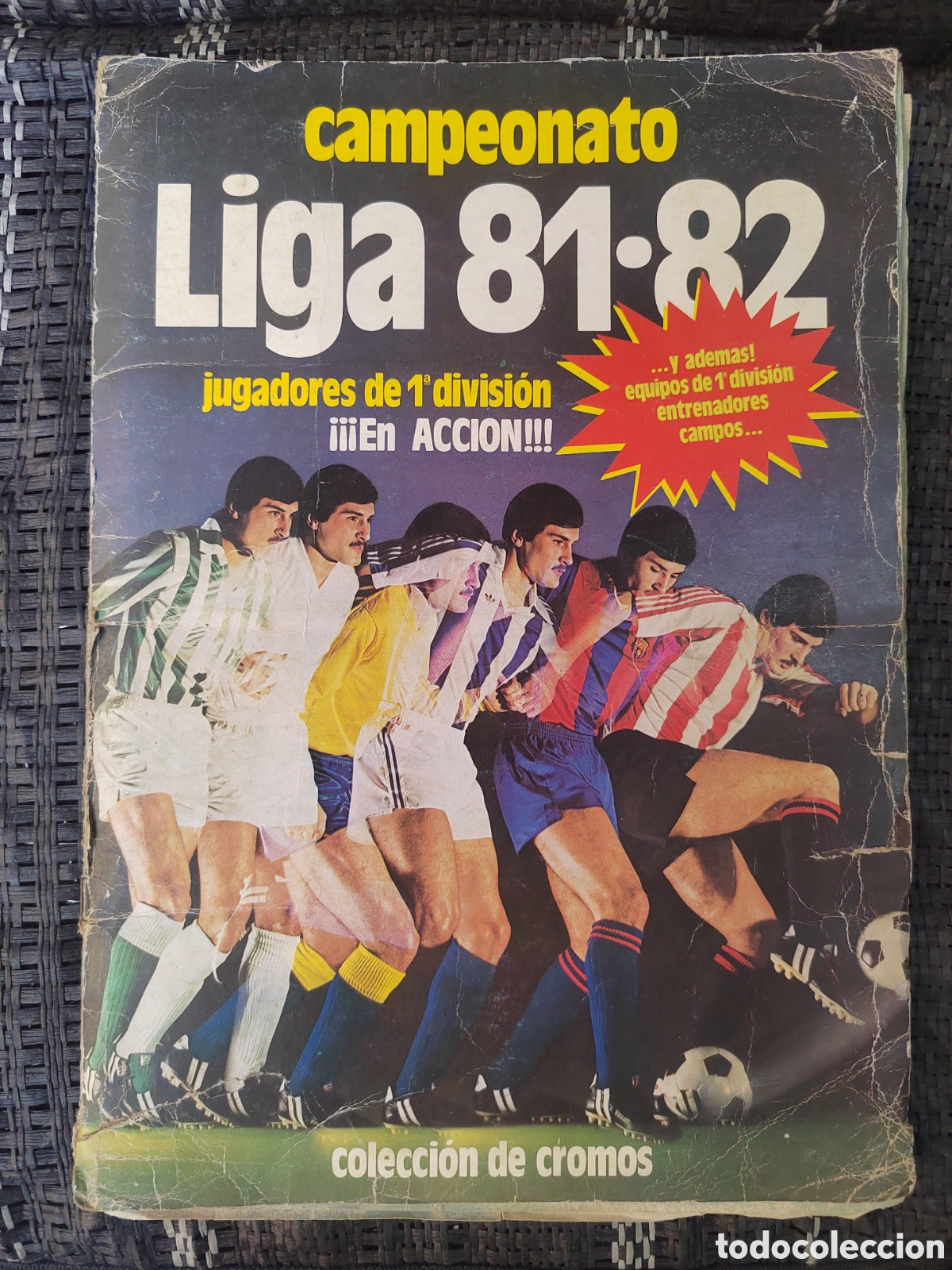Coleccionismo deportivo: &Aacute;lbum cromo liga 81 82