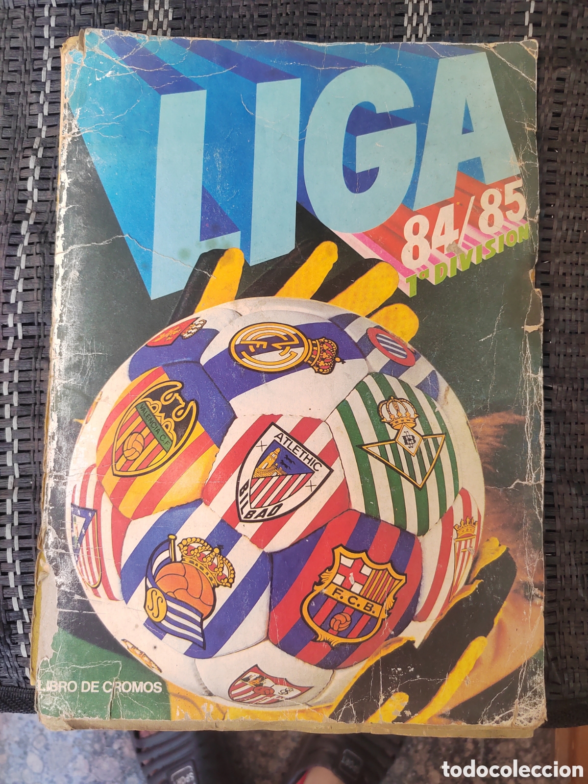 Coleccionismo deportivo: &Aacute;lbum campeonato de liga 84-85