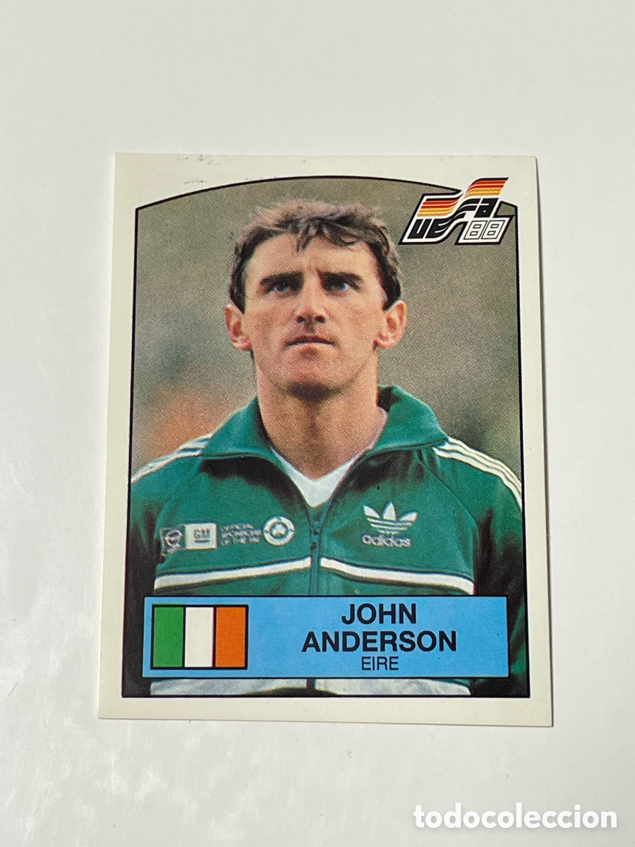 Coleccionismo deportivo: John Anderson Irlanda Panini EURO 88 #189