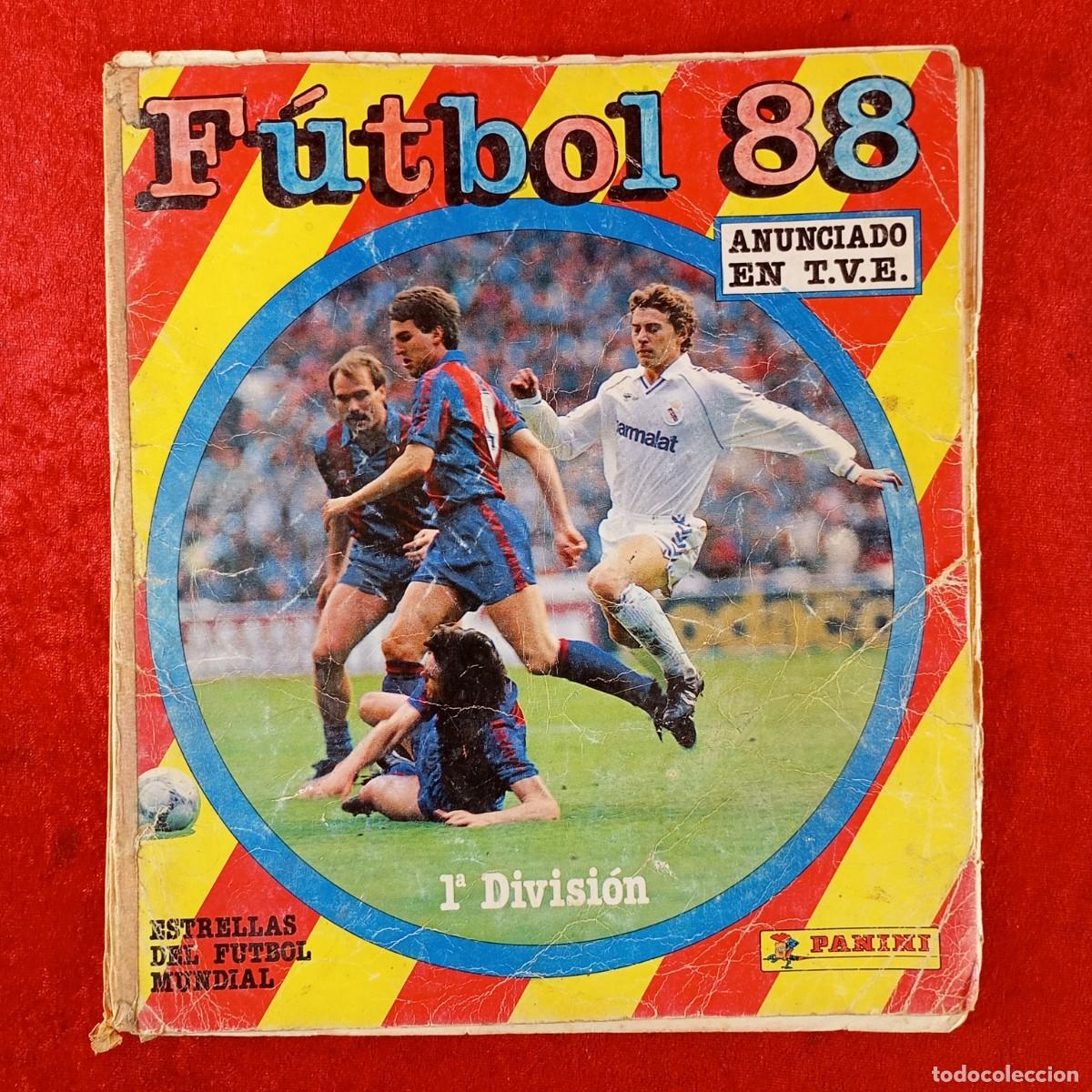 Coleccionismo deportivo: F&Uacute;TBOL 88 - ESTRELLAS DEL FUTBOL MUNDIAL - PANINI - 1988 - ALBUM CROMOS INCOMPLETO / 2242
