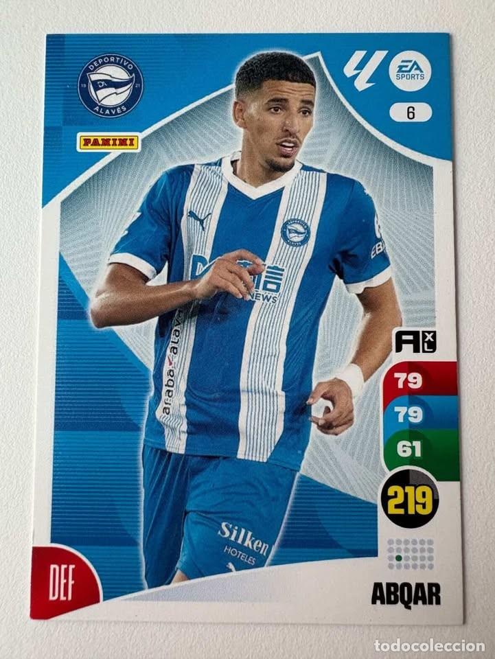 Coleccionismo deportivo: Abqar Alav&eacute;s 6 Adrenalyn 2024-25