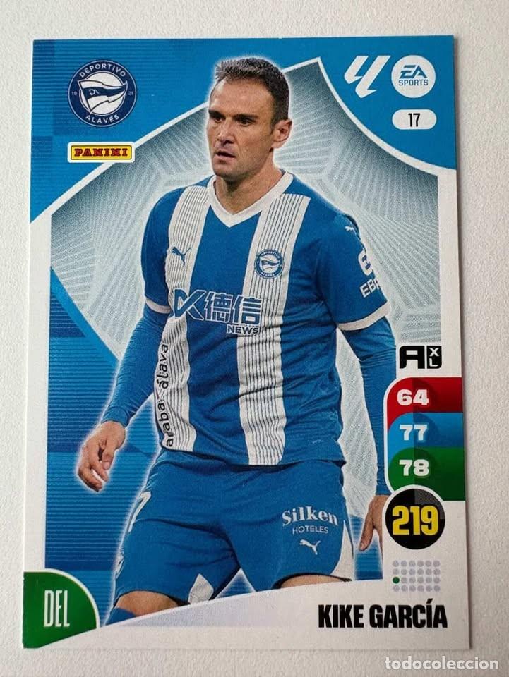 Coleccionismo deportivo: Kike Garc&iacute;a Alav&eacute;s 17 Adrenalyn 2024-25