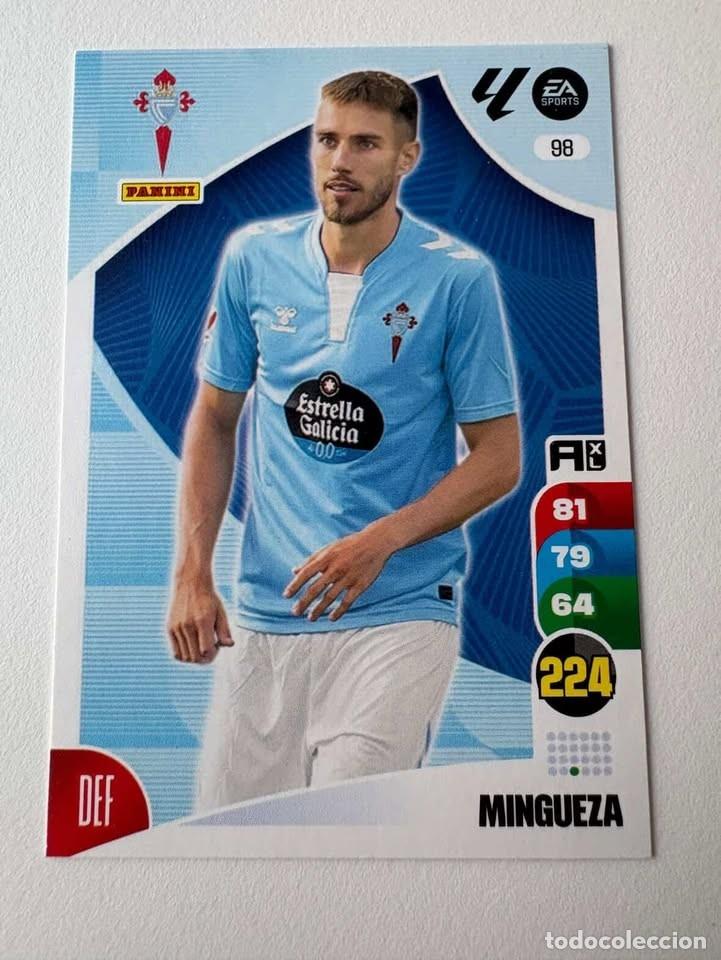 Coleccionismo deportivo: Mingueza Celta 98 Adrenalyn 2024-25