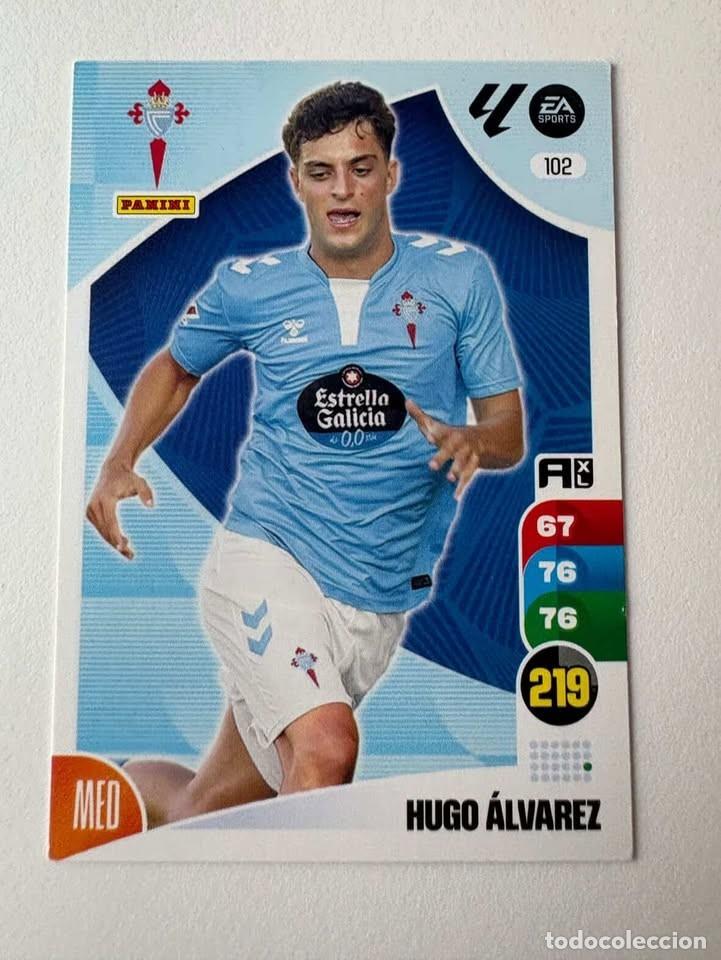 Coleccionismo deportivo: Hugo &Aacute;lvarez Celta 102 Adrenalyn 2024-25