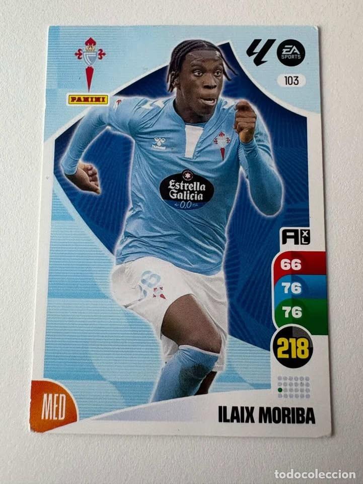Coleccionismo deportivo: Ilaix Moriba Celta 103 Adrenalyn 2024-25