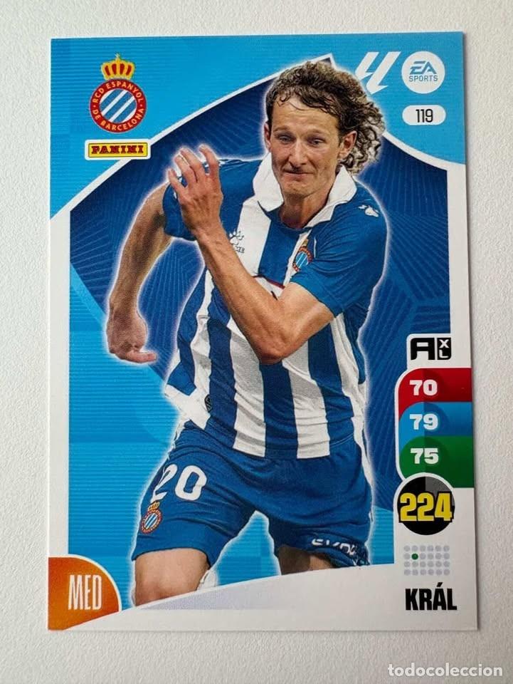 Coleccionismo deportivo: Kr&aacute;l Espanyol 119 Adrenalyn 2024-25