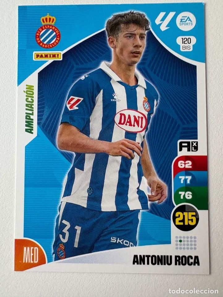 Coleccionismo deportivo: Antoniu Ampliaci&oacute;n Espanyol 120bis Adrenalyn 2024-25
