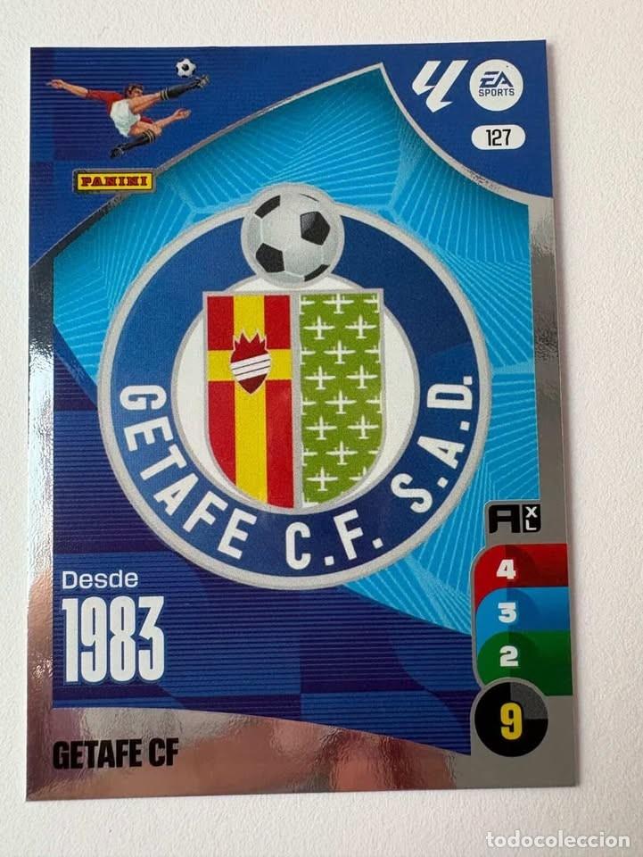 Coleccionismo deportivo: Escudo Getafe 127 Adrenalyn 2024-25