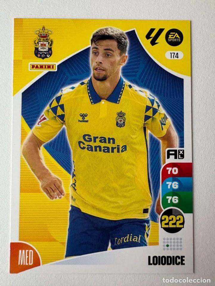 Coleccionismo deportivo: Loiodice Las Palmas 174 Adrenalyn 2024-25