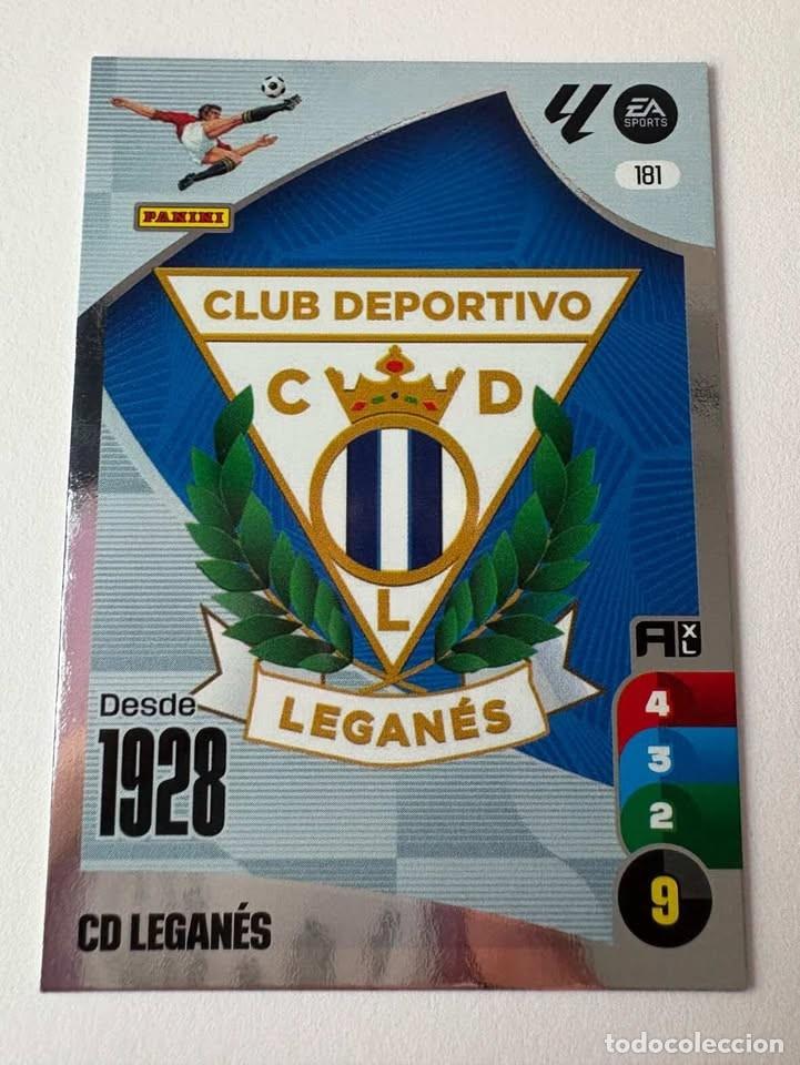 Coleccionismo deportivo: Escudo Legan&eacute;s 181 Adrenalyn 2024-25