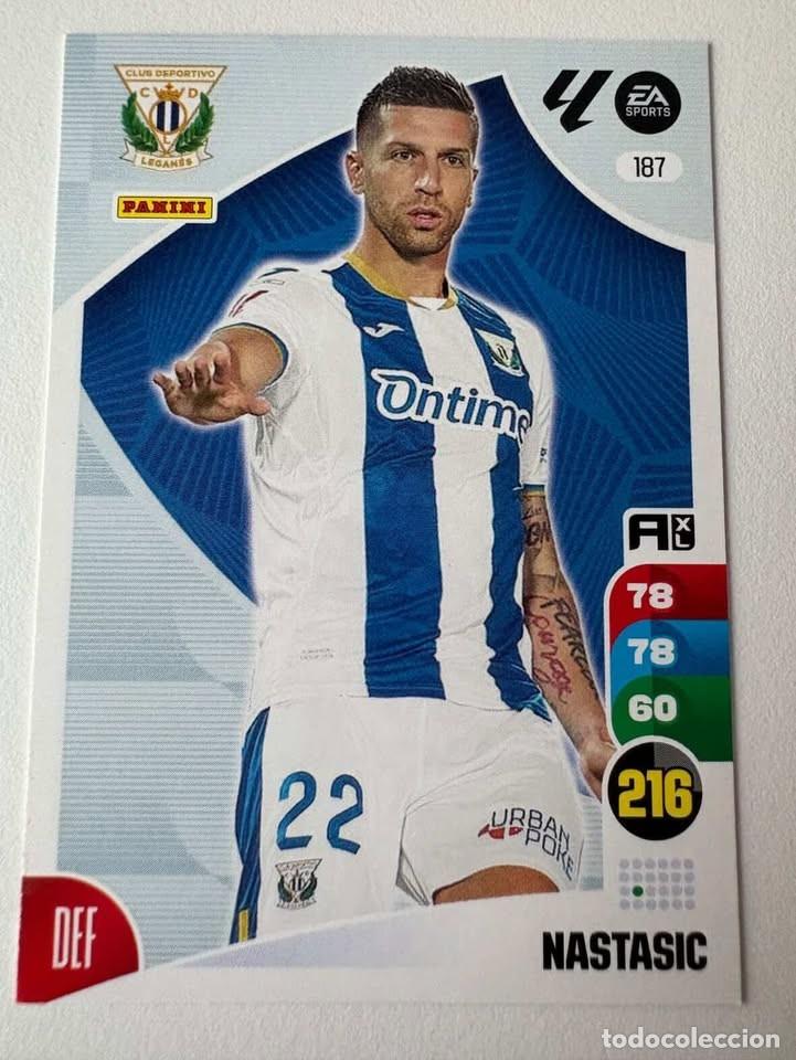 Coleccionismo deportivo: Nastasic Legan&eacute;s 187 Adrenalyn 2024-25