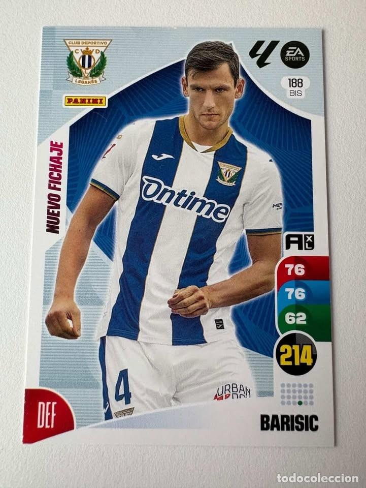 Coleccionismo deportivo: Barisic Nuevo Fichaje Legan&eacute;s 188bis Adrenalyn 2024-25