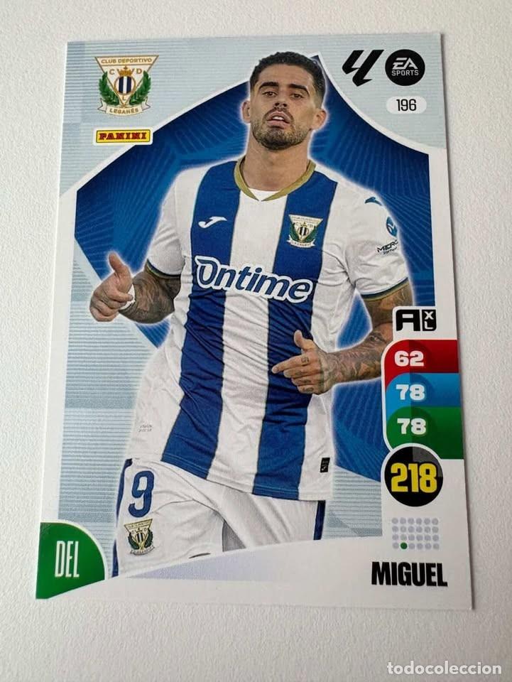 Coleccionismo deportivo: Miguel Legan&eacute;s 196 Adrenalyn 2024-25