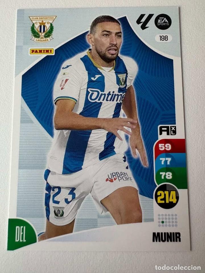 Coleccionismo deportivo: Munir Legan&eacute;s 198 Adrenalyn 2024-25