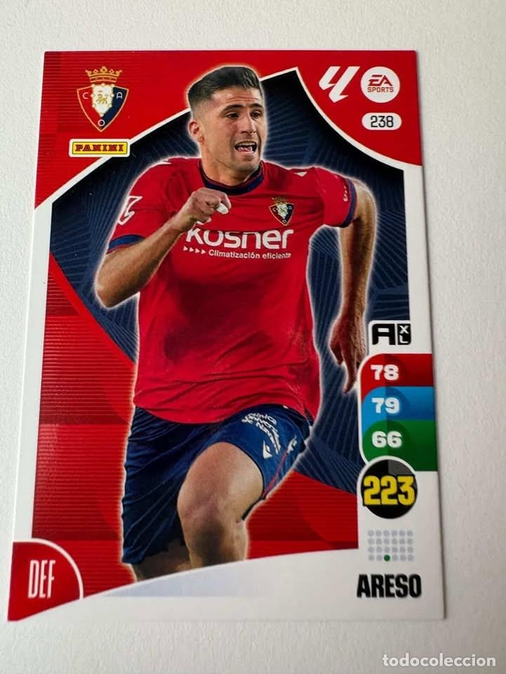 Coleccionismo deportivo: Areso Osasuna 238 Adrenalyn 2024-25