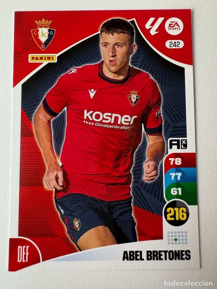 Coleccionismo deportivo: Abel Bretones Osasuna 242 Adrenalyn 2024-25