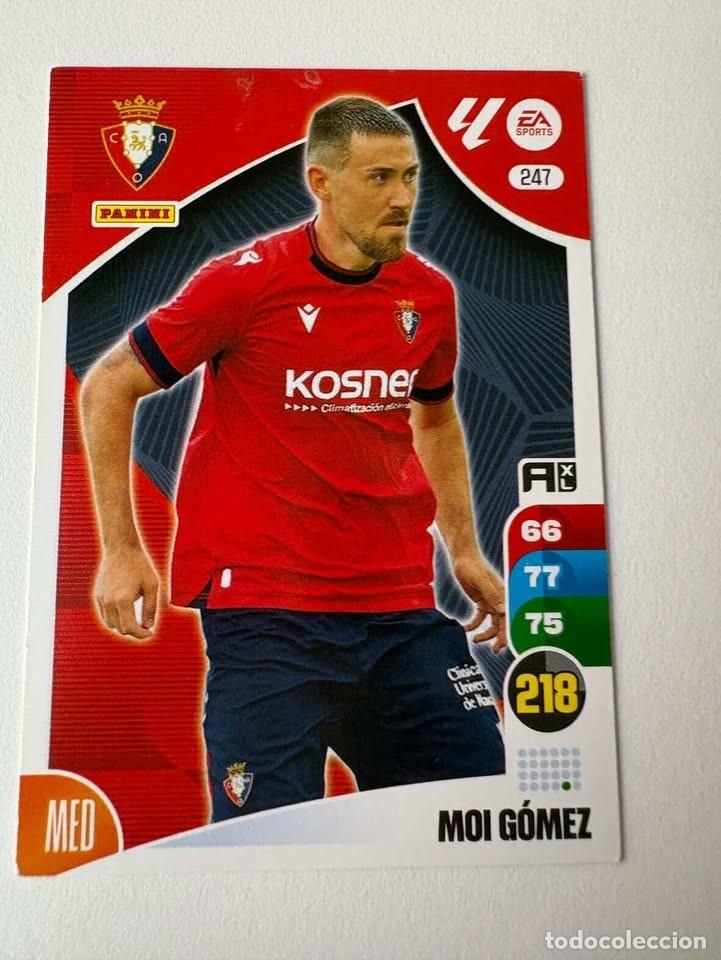 Coleccionismo deportivo: Moi G&oacute;mez Osasuna 247 Adrenalyn 2024-25