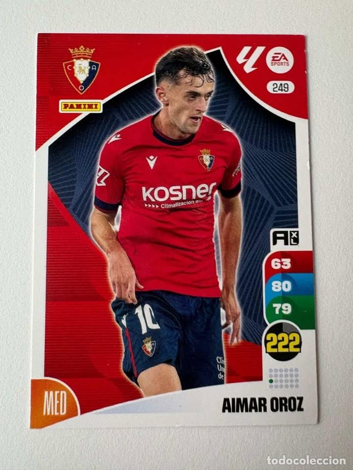 Coleccionismo deportivo: Aimar Oroz Osasuna 249 Adrenalyn 2024-25