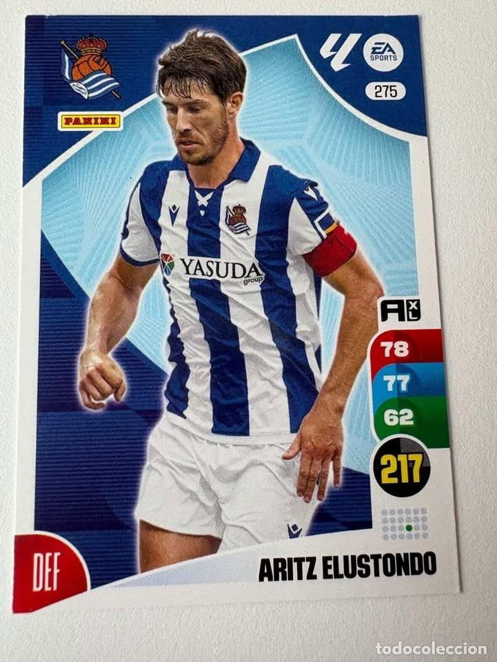 Coleccionismo deportivo: Aritz Elustondo Real Sociedad 275 Adrenalyn 2024-25