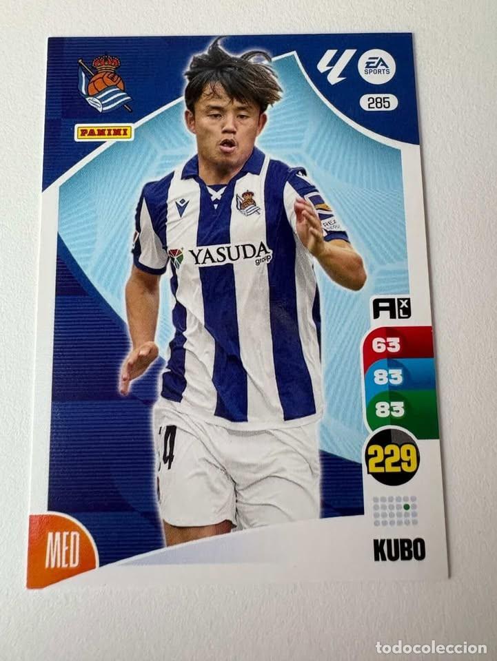 Coleccionismo deportivo: Kubo Real Sociedad 285 Adrenalyn 2024-25