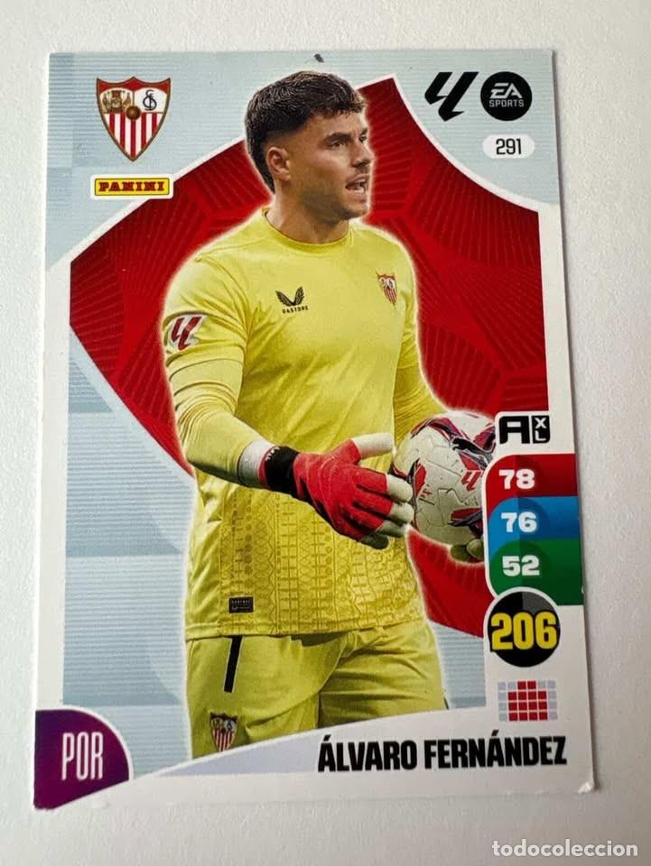 Coleccionismo deportivo: &Aacute;lvaro Fern&aacute;ndez Sevilla 291 Adrenalyn 2024-25