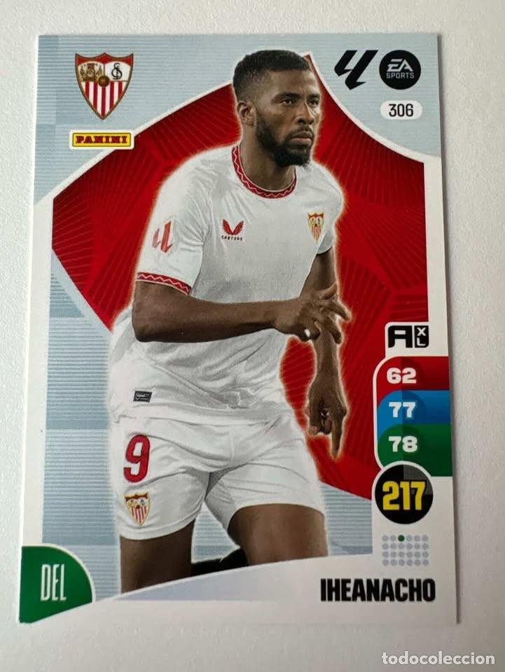 Coleccionismo deportivo: Iheanacho Sevilla 306 Adrenalyn 2024-25