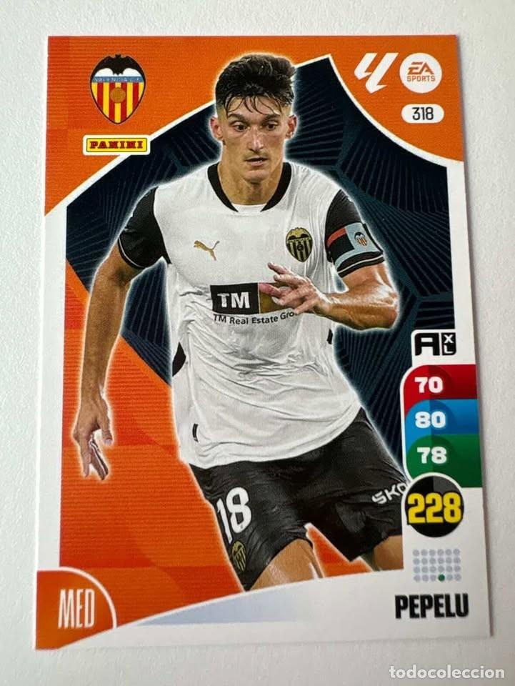 Coleccionismo deportivo: Pepelu Valencia 318 Adrenalyn 2024-25