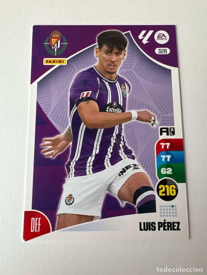 Coleccionismo deportivo: Luis P&eacute;rez Valladolid 328 Adrenalyn 2024-25