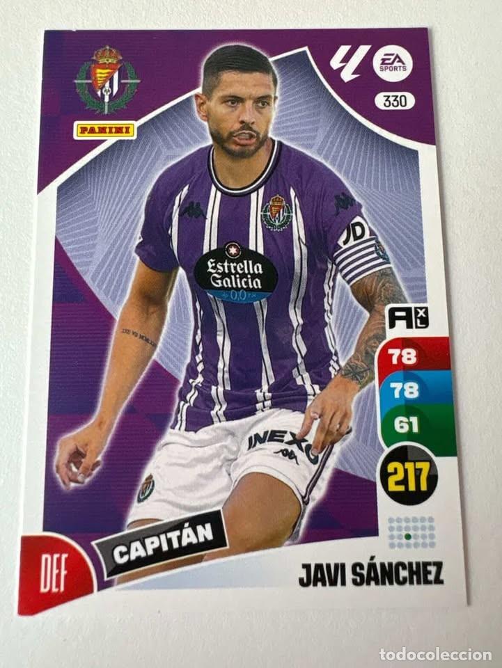 Coleccionismo deportivo: Javi S&aacute;nchez Valladolid 330 Adrenalyn 2024-25