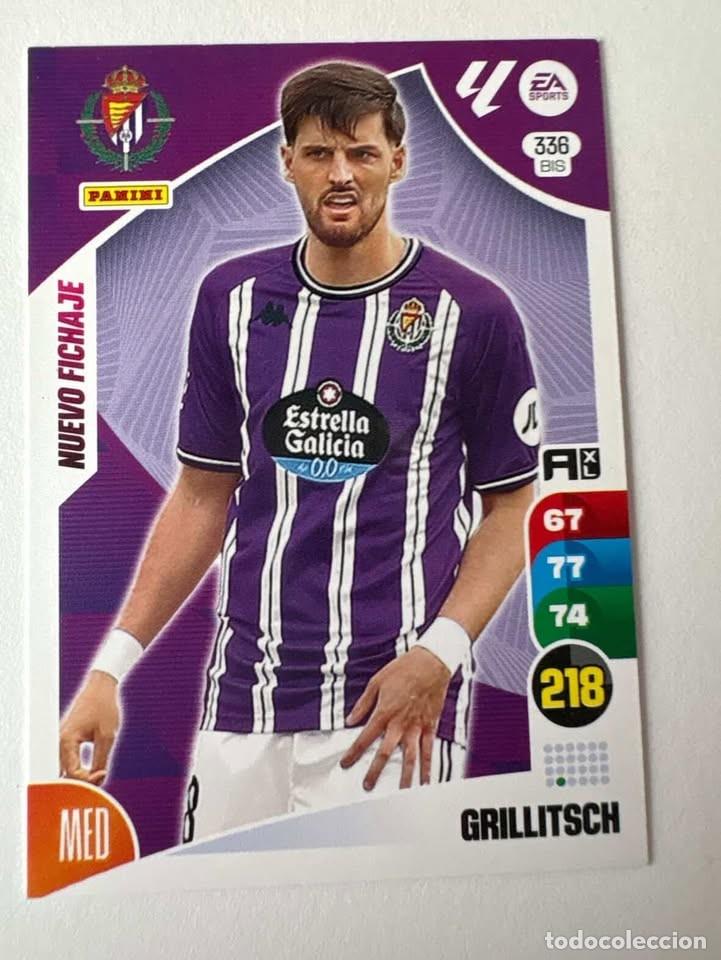 Coleccionismo deportivo: Grillitsch Nuevo Fichaje Valladolid 336bis Adrenalyn 2024-25