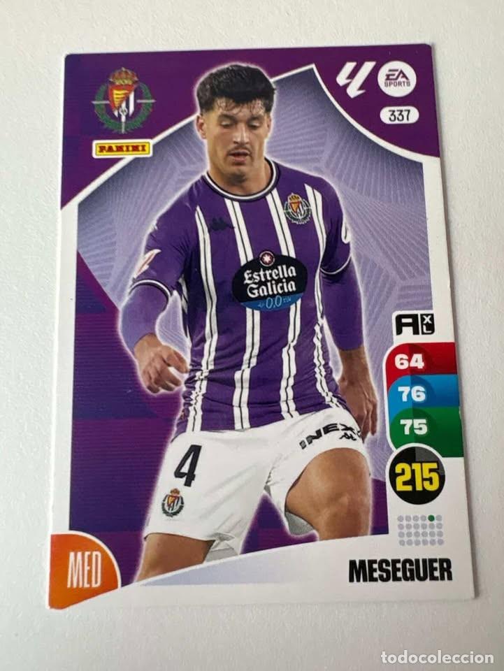 Coleccionismo deportivo: Meseguer Valladolid 337 Adrenalyn 2024-25